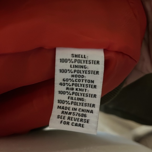 Women’s Juniors hoodie zipper olive green bomber jacket (L but fits a M) EUC - Picture 8 of 9